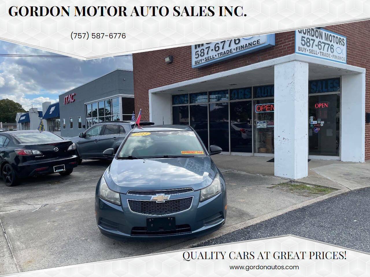 Used 2012 Chevrolet Cruze LS w/ Connectivity Package image 1