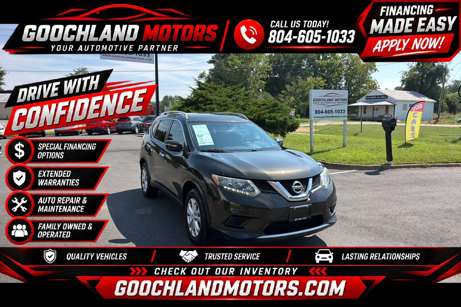 Used 2015 Nissan Rogue SV w/ SV Family Package AWD/4WD image 1