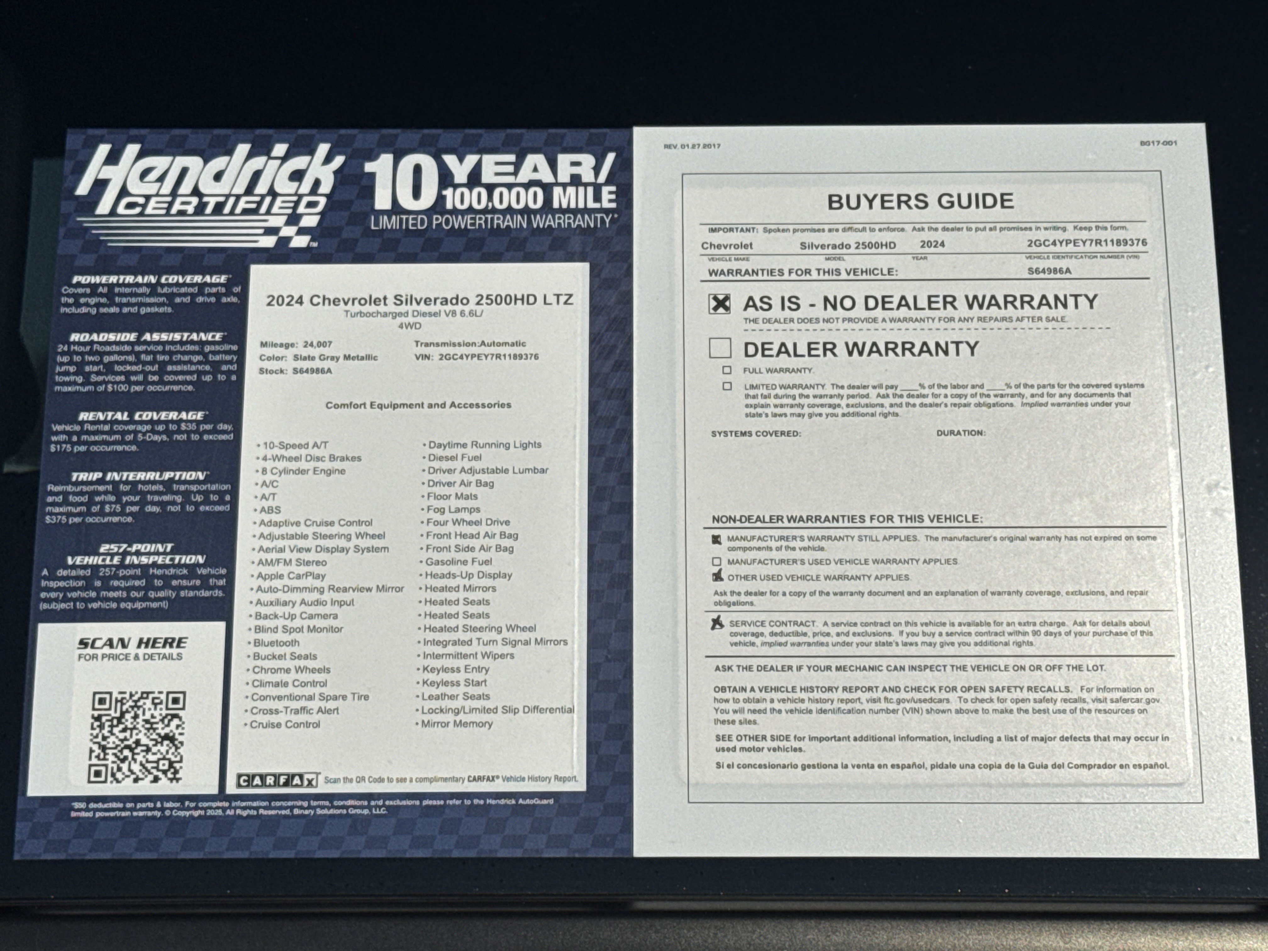 Used 2024 Chevrolet Silverado 2500 LTZ w/ LTZ Plus Package image 37