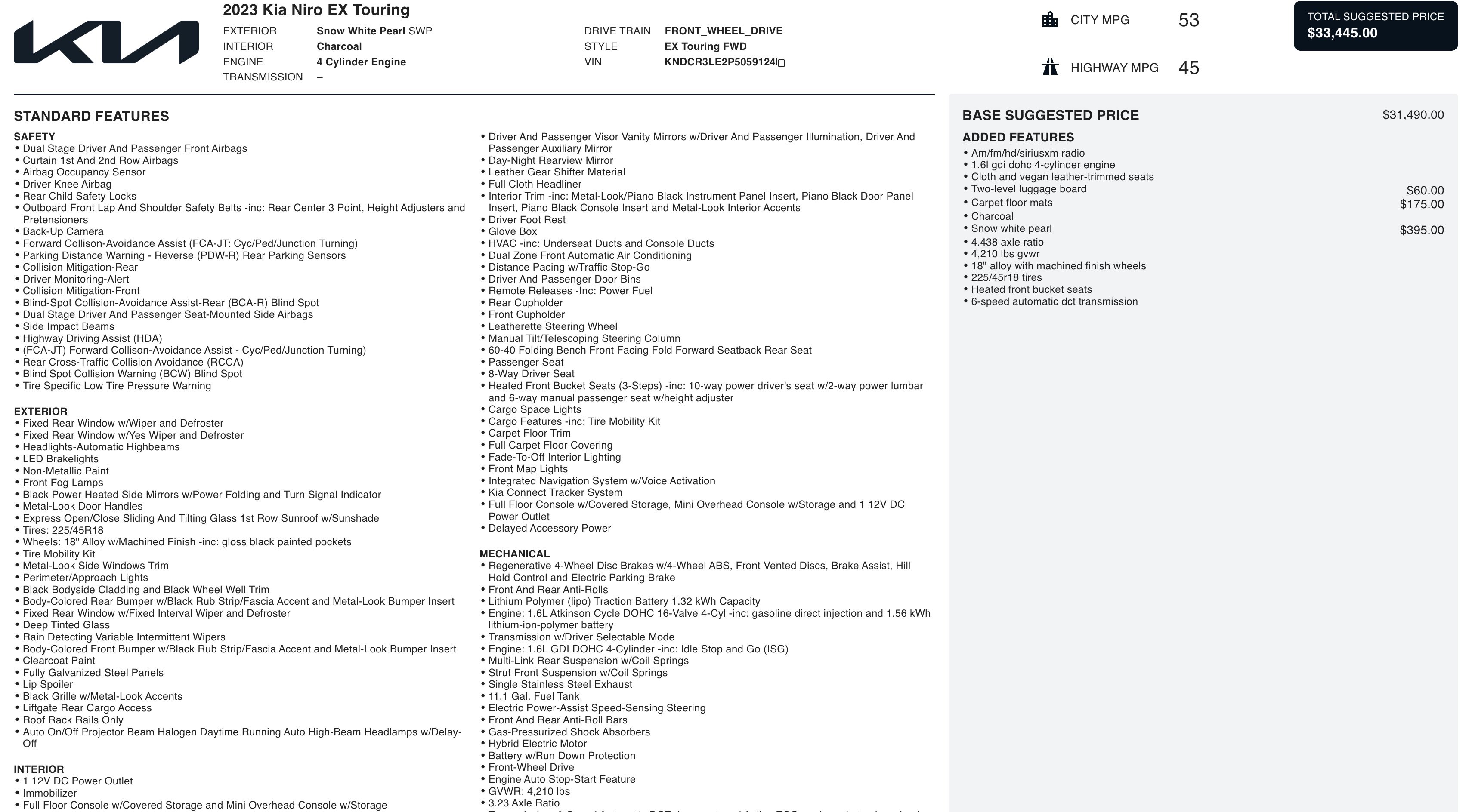 Used 2023 Kia Niro EX Touring image 3