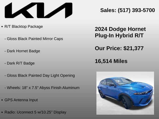 Used 2024 Dodge Hornet R/T w/ Tech Pack w/o Parking AWD/4WD image 10