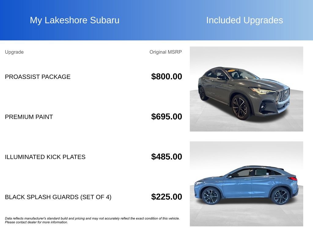 Used 2022 INFINITI QX55 Essential w/ Proassist Package image 8