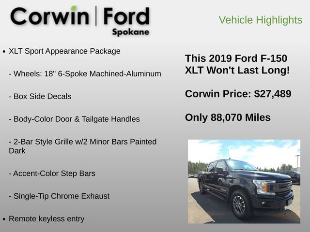 Used 2019 Ford F150 XLT w/ Equipment Group 302A Luxury AWD/4WD image 12