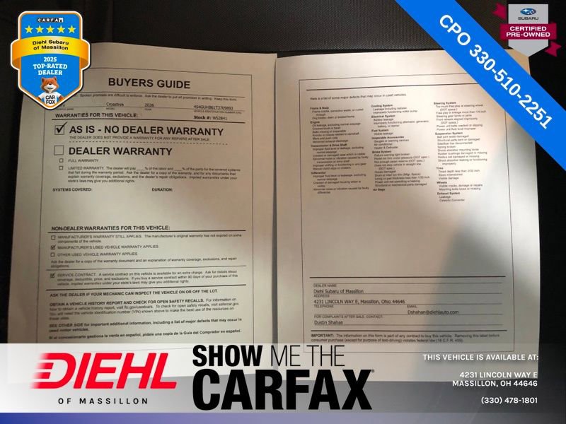 Used 2026 Subaru Crosstrek 2.5i image 33