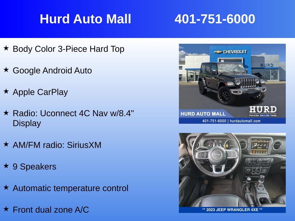 Used 2023 Jeep Wrangler Unlimited Sahara w/ Cold Weather Group AWD/4WD image 12