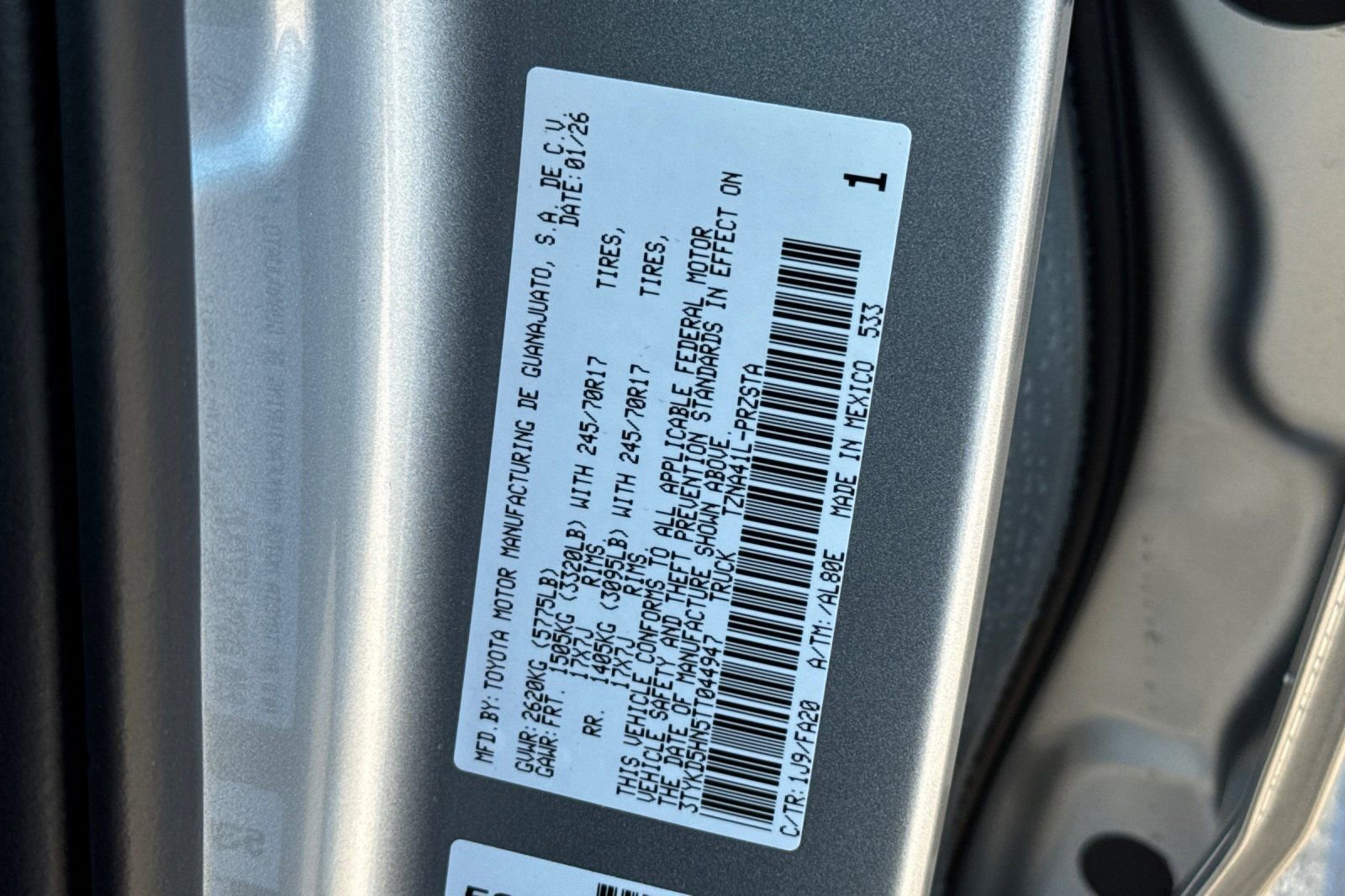 New 2026 Toyota Tacoma SR image 33