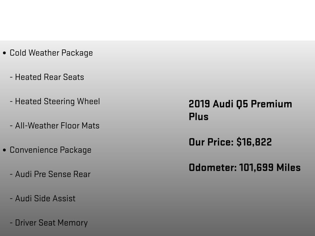Used 2019 Audi Q5 2.0T Premium Plus w/ Premium Plus Package AWD/4WD image 6