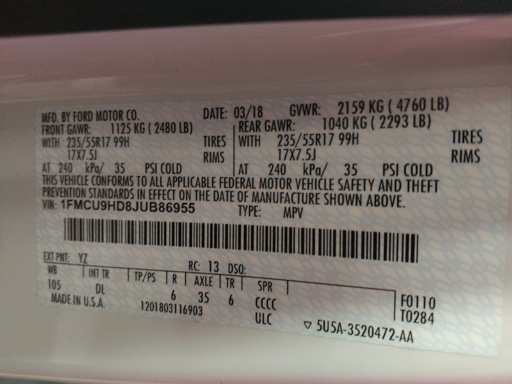 Used 2018 Ford Escape SEL image 33