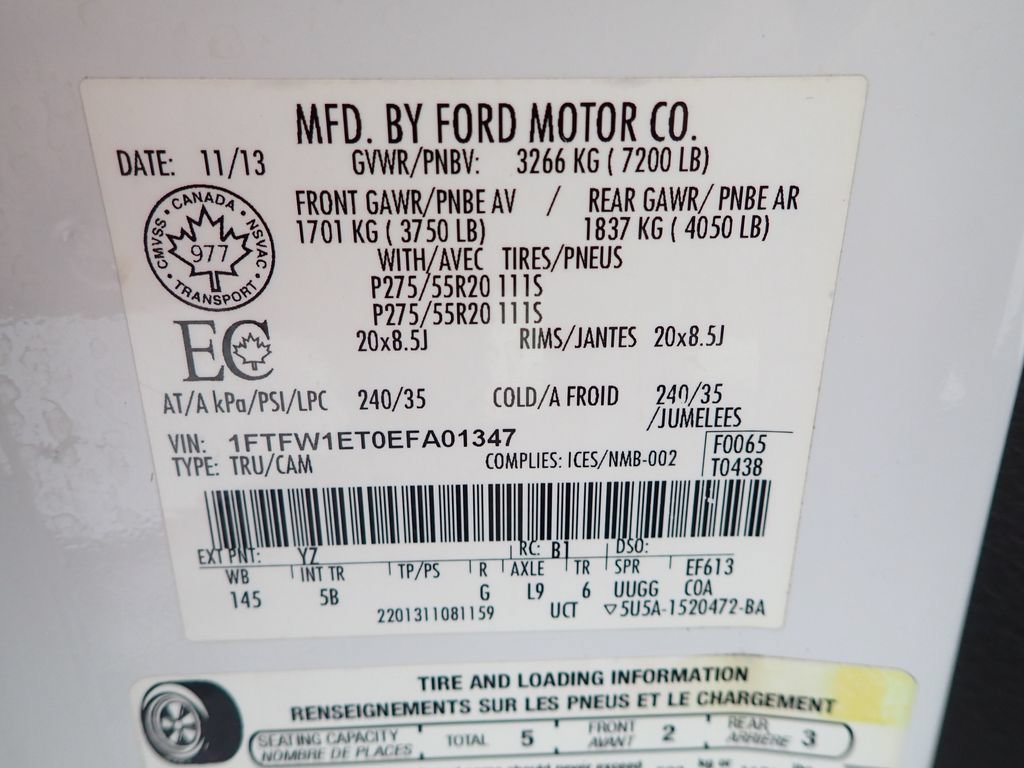 Used 2014 Ford F150 FX4 w/ Equipment Group 402A Luxury AWD/4WD image 40