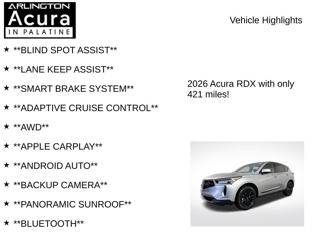 Used 2026 Acura RDX SH-AWD image 7