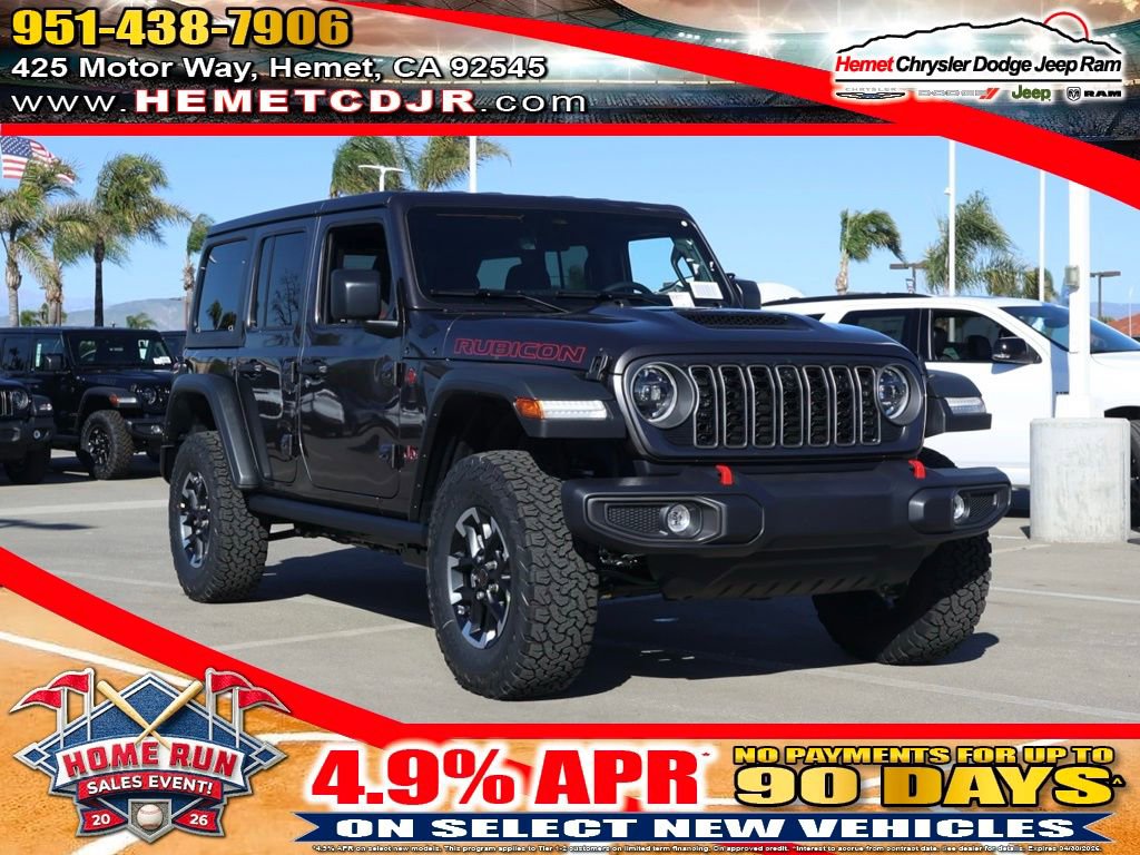New 2026 Jeep Wrangler Unlimited Rubicon w/ Safety Group