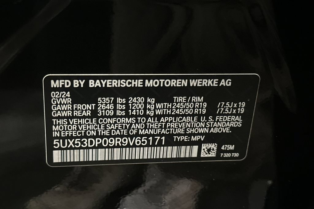 Certified 2024 BMW X3 xDrive30i w/ Convenience Package AWD/4WD image 36