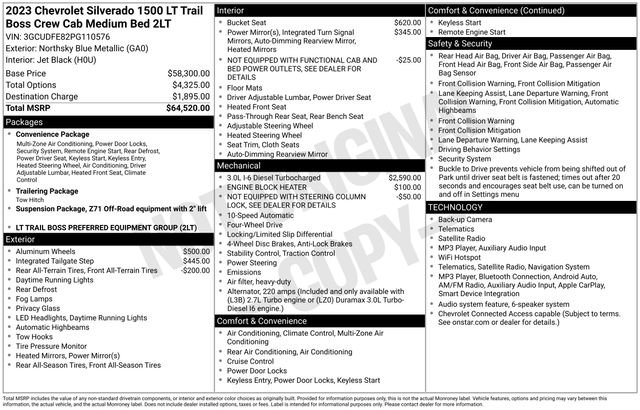 Used 2023 Chevrolet Silverado 1500 LT Trail Boss AWD/4WD image 33