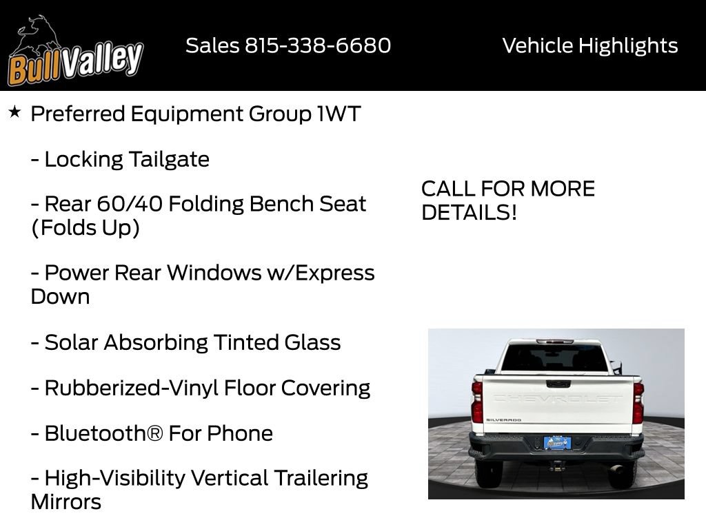 Used 2020 Chevrolet Silverado 2500 W/T w/ WT Convenience Package AWD/4WD image 9