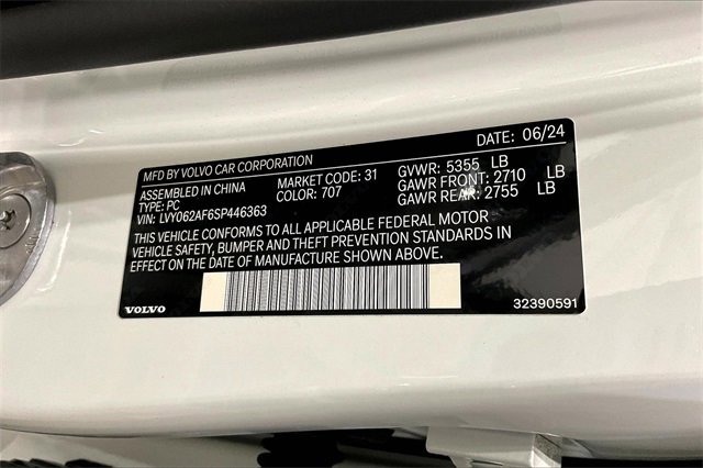 New 2025 Volvo S90 B6 Ultra w/ Lounge Package image 8