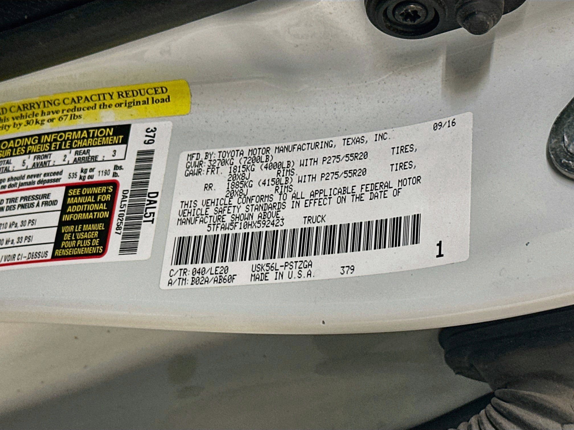 Used 2017 Toyota Tundra Platinum AWD/4WD image 12