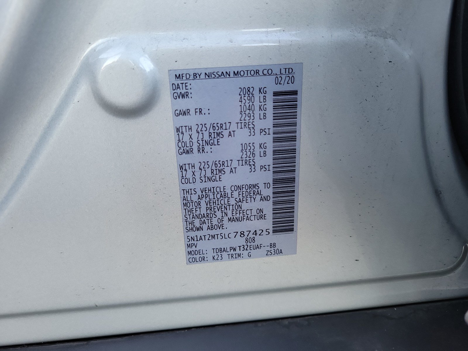 Used 2020 Nissan Rogue S w/ Special Edition Package FWD image 32
