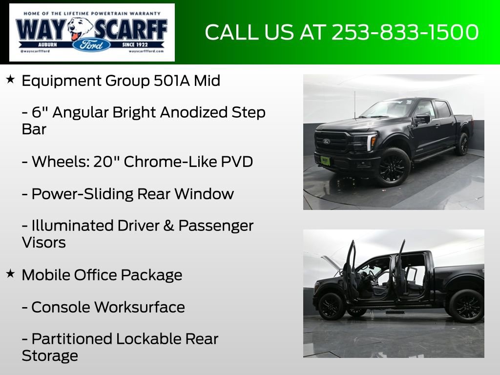 New 2025 Ford F150 Lariat w/ Equipment Group 501A Mid image 6