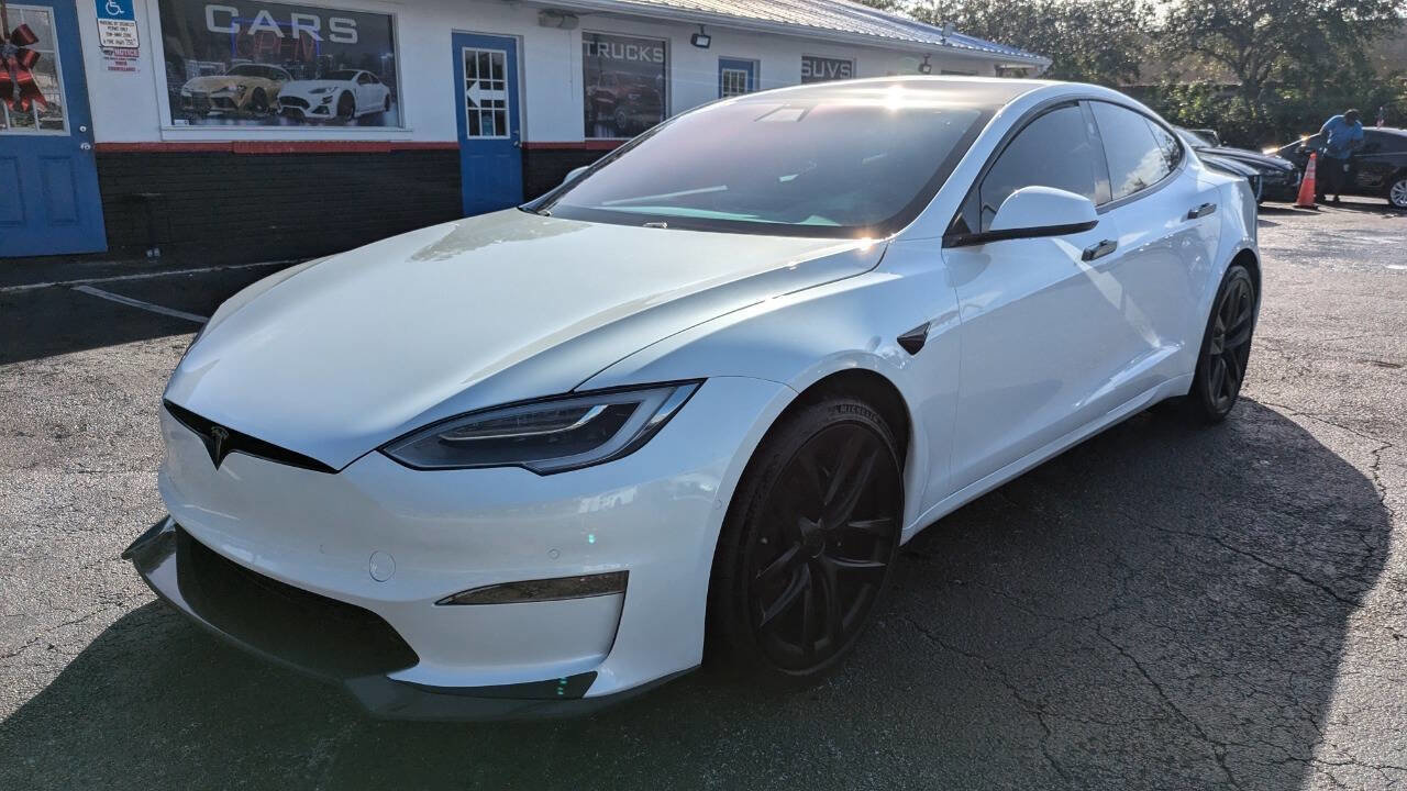 Used 2021 Tesla Model S Plaid image 2