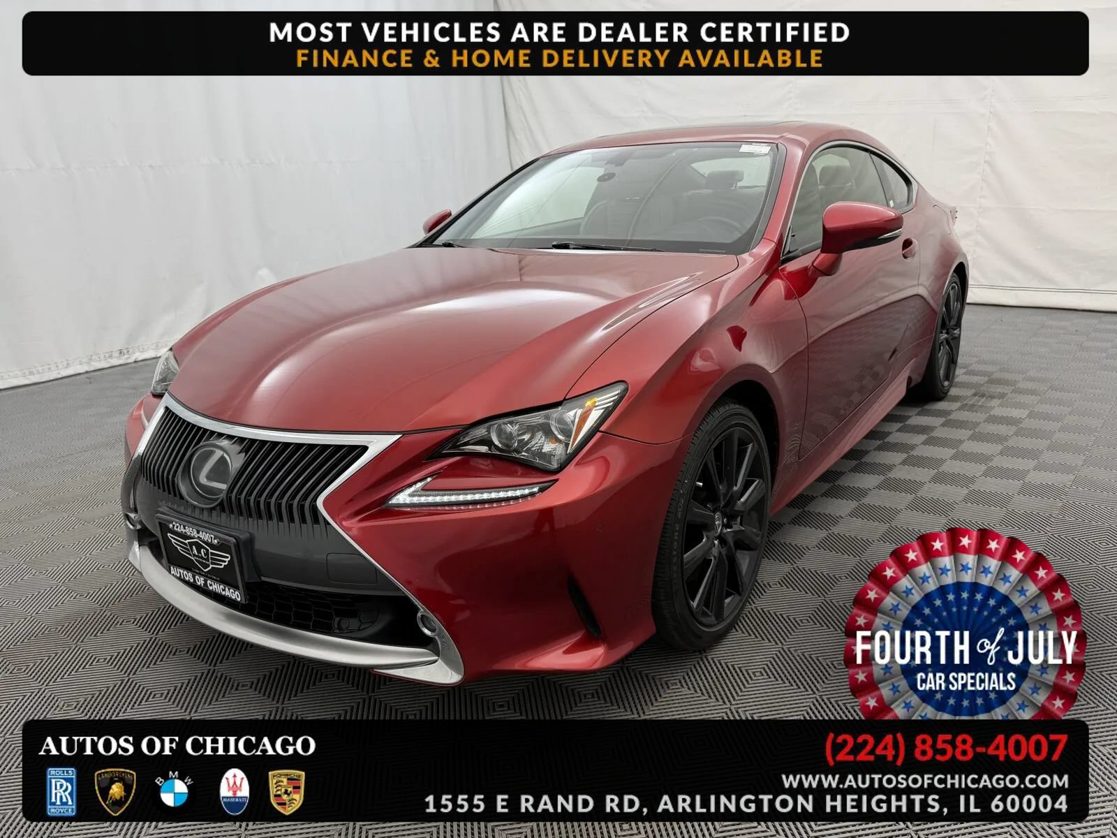 Used 2015 Lexus RC 350 AWD w/ Luxury Package image 1