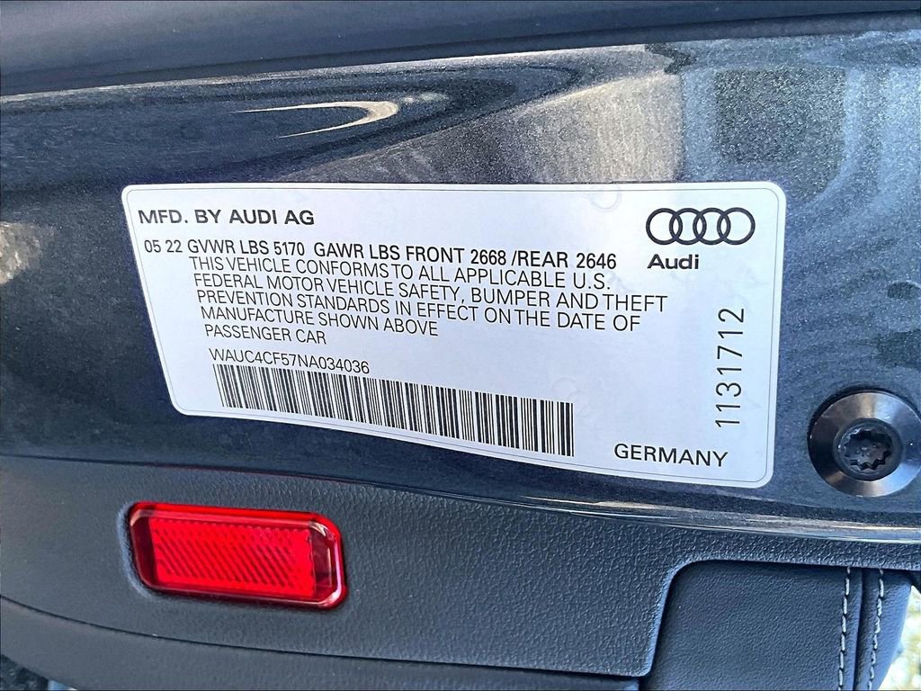 Used 2022 Audi S5 Premium Plus w/ Premium Plus Package image 27