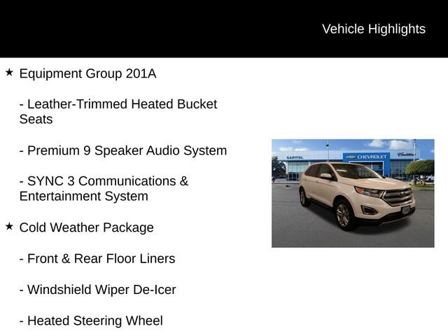 Used 2018 Ford Edge SEL w/ Equipment Group 201A image 2