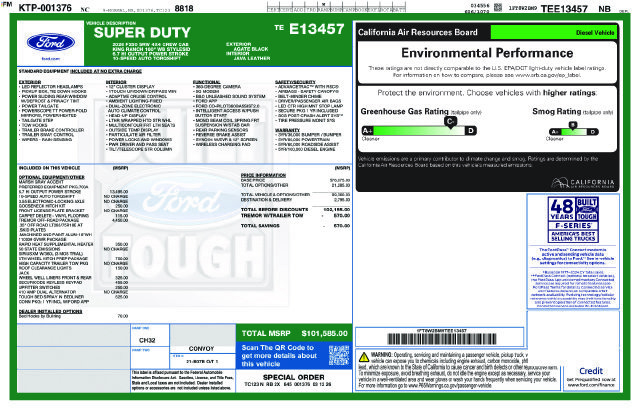 New 2026 Ford F250 King Ranch w/ Tremor Off-Road Package AWD/4WD image 23