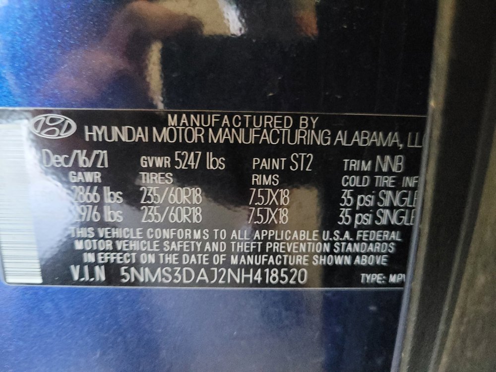 Used 2022 Hyundai Santa Fe SEL w/ Convenience + Premium Package image 33