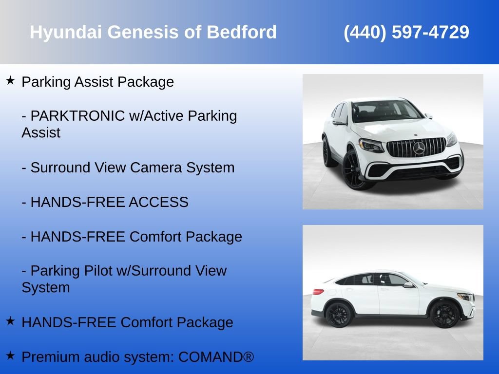 Used 2019 Mercedes-Benz GLC 63 AMG 4MATIC Coupe w/ Parking Assist Package image 7