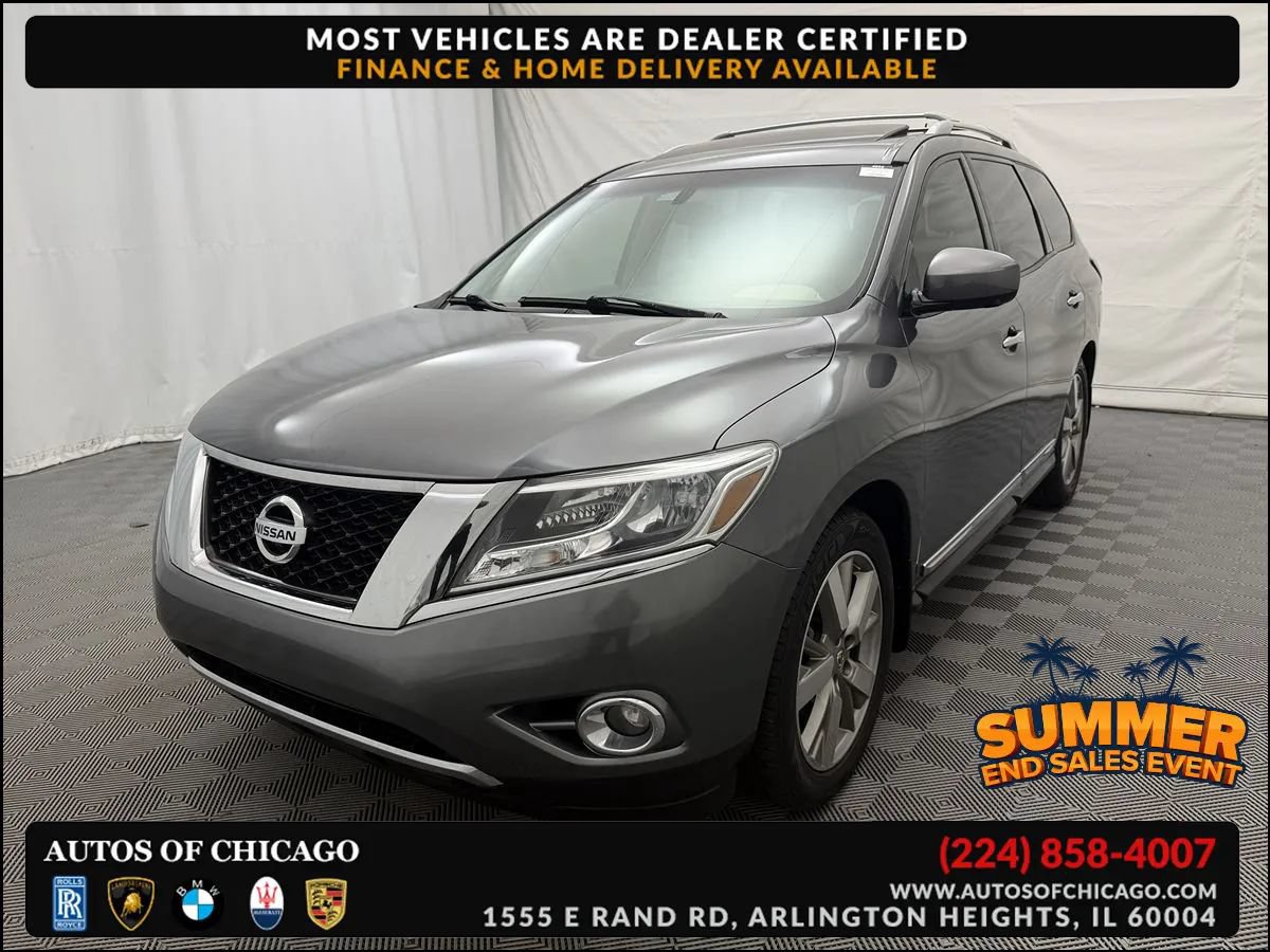 Used 2016 Nissan Pathfinder Platinum w/ Family Entertainment Package FWD image 1