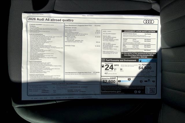 New 2026 Audi A6 Premium Plus image 13