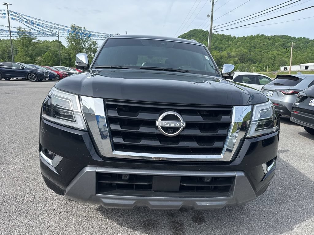 Used 2023 Nissan Armada Platinum w/ Captain's Chairs Package AWD/4WD image 2