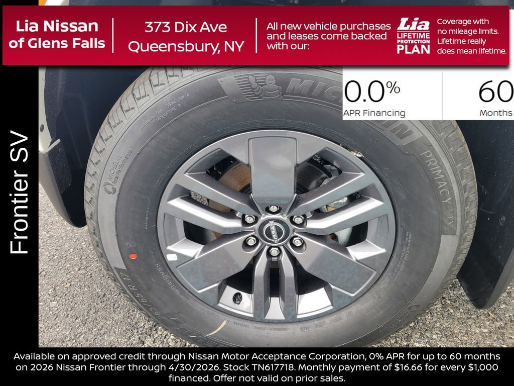 New 2026 Nissan Frontier SV w/ SV Convenience Package image 12