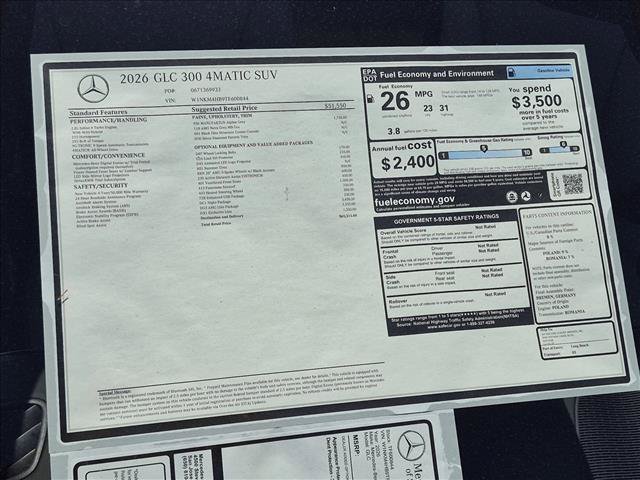New 2026 Mercedes-Benz GLC 300 4MATIC image 18