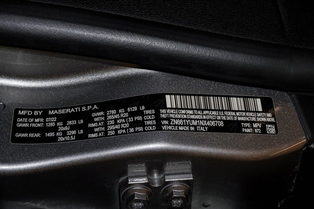 Certified 2022 Maserati Levante Modena image 29