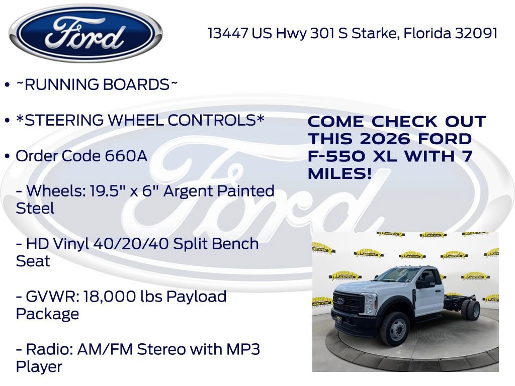 New 2026 Ford F550 4x4 Regular Cab Super Duty image 10