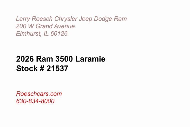 New 2026 RAM 3500 Laramie image 2