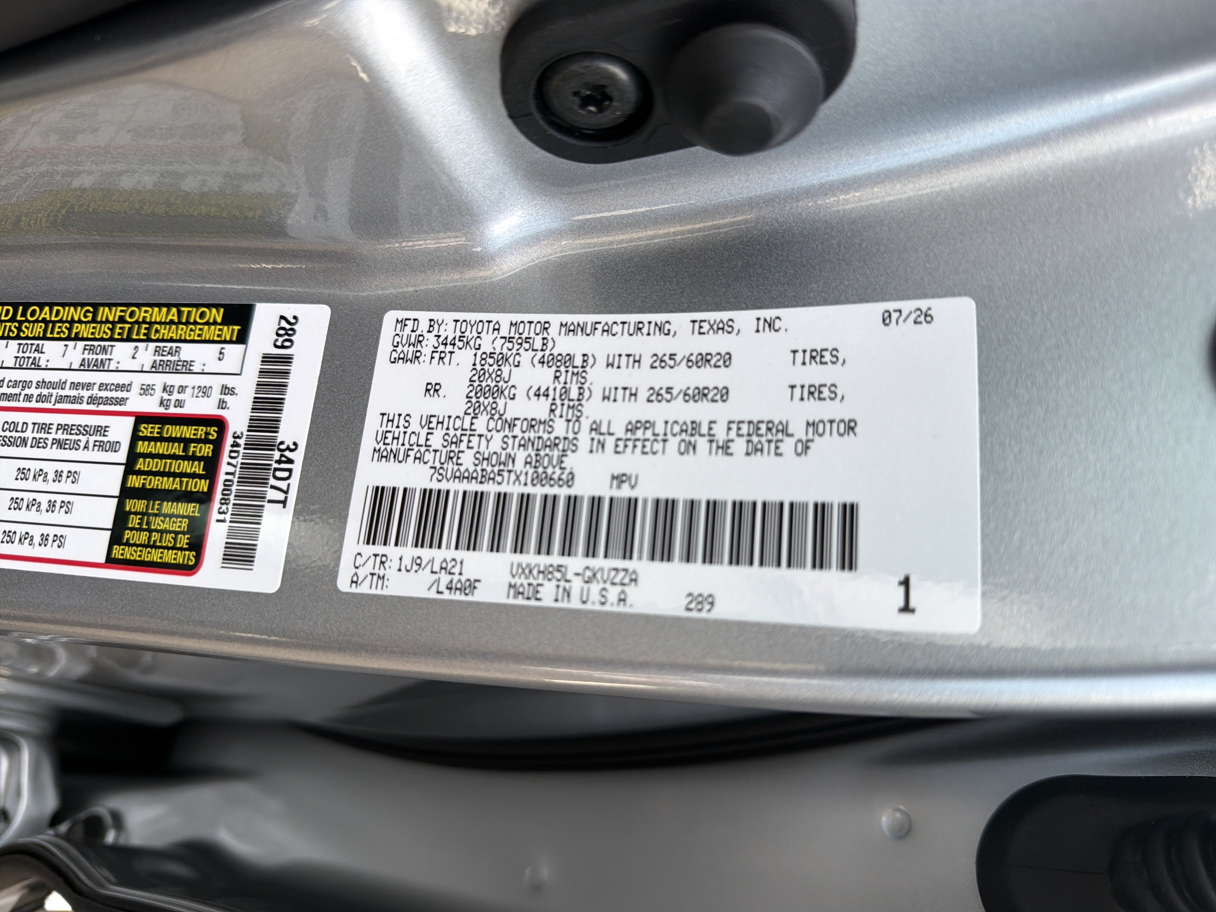 New 2026 Toyota Sequoia Platinum AWD/4WD image 15