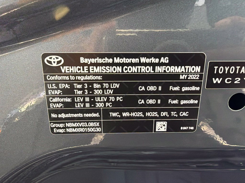 Certified 2022 Toyota Supra Premium w/ Driver Assist Package RWD image 33