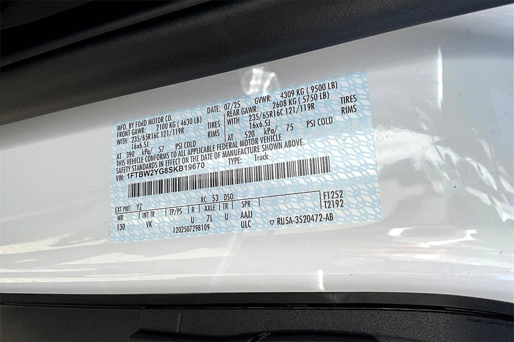 New 2025 Ford Transit 350 Low Roof AWD image 9