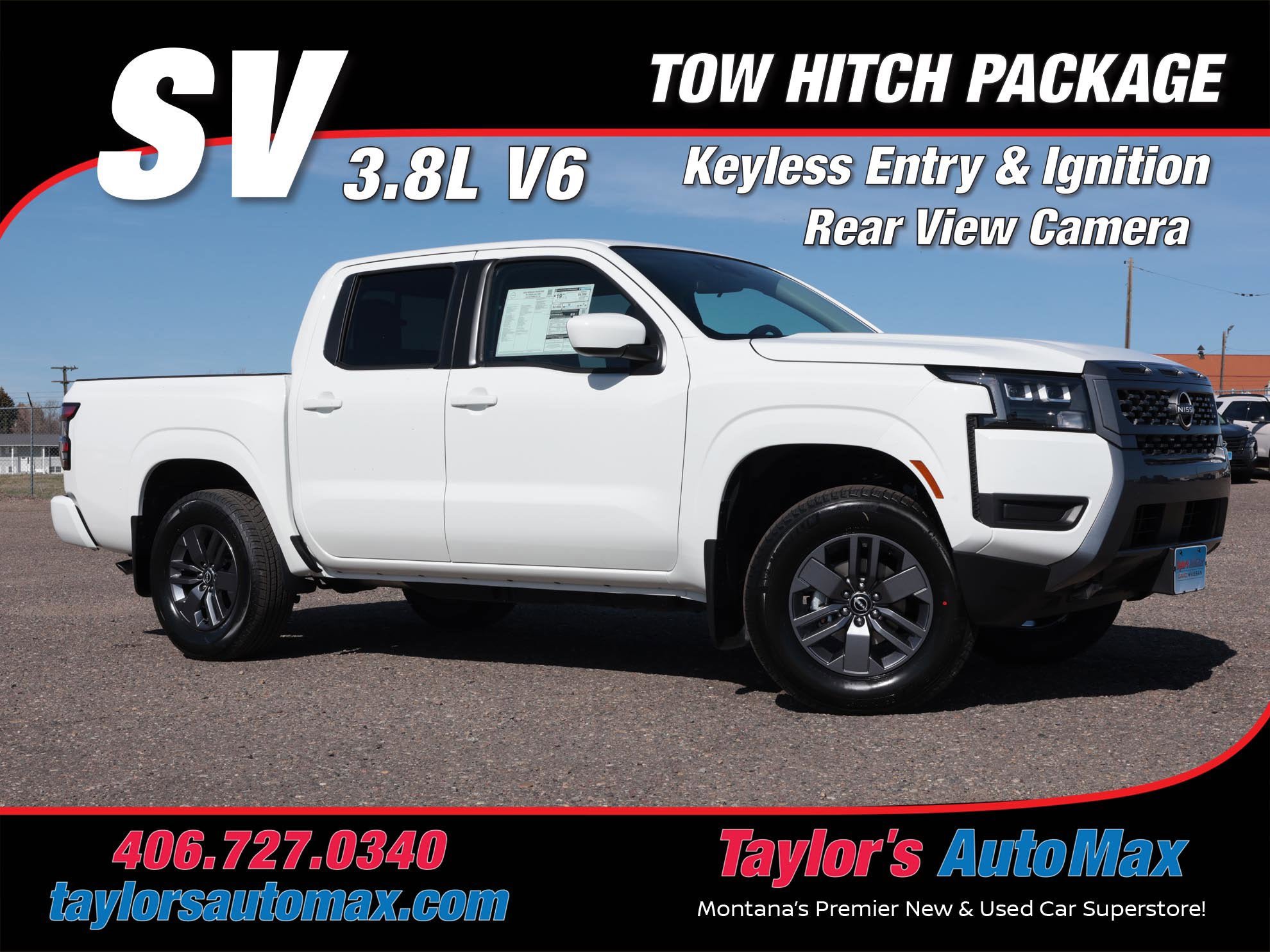 New 2026 Nissan Frontier SV w/ All-Weather Content Package