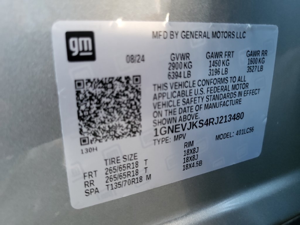 Used 2024 Chevrolet Traverse Z71 AWD/4WD image 24