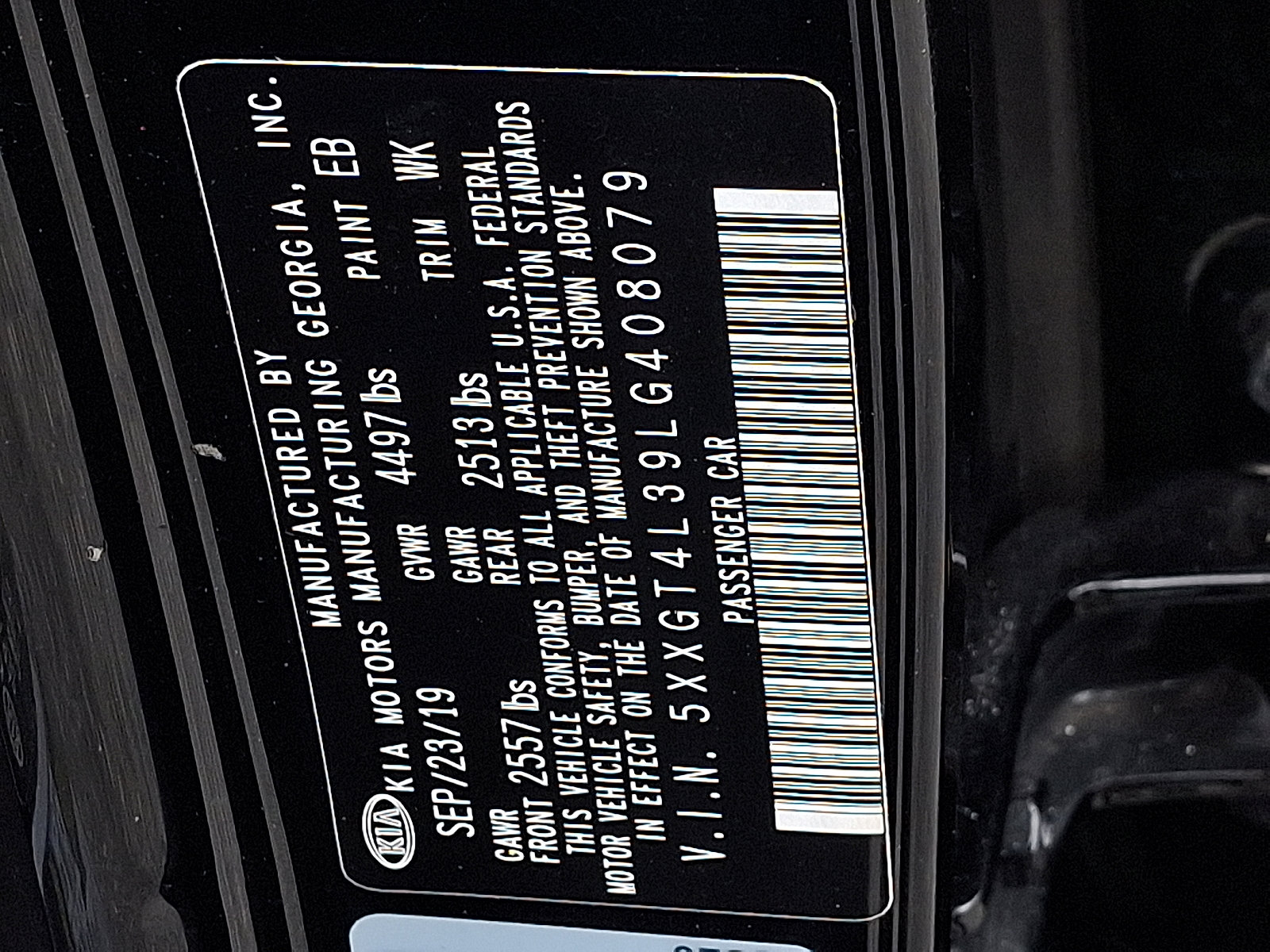 Used 2020 Kia Optima S image 27