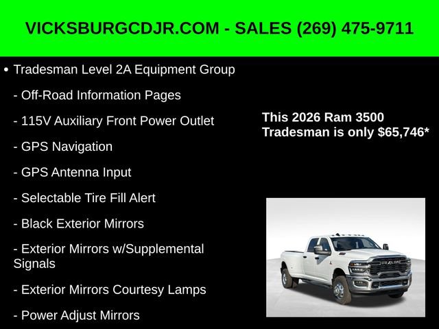 New 2026 RAM 3500 Tradesman image 16