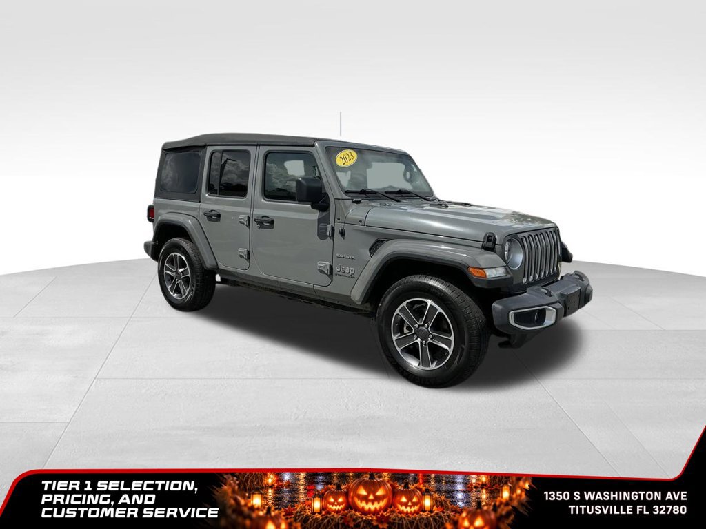 Used 2023 Jeep Wrangler Unlimited Sahara w/ Cold Weather Group AWD/4WD image 8