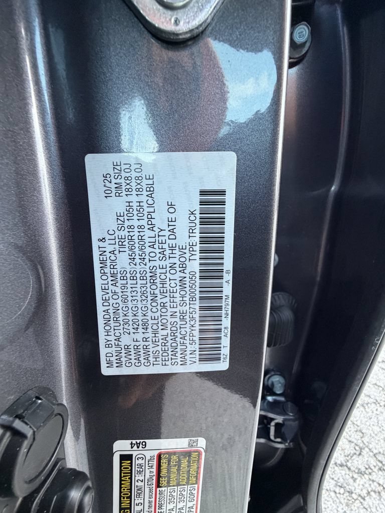 Used 2026 Honda Ridgeline RTL image 33
