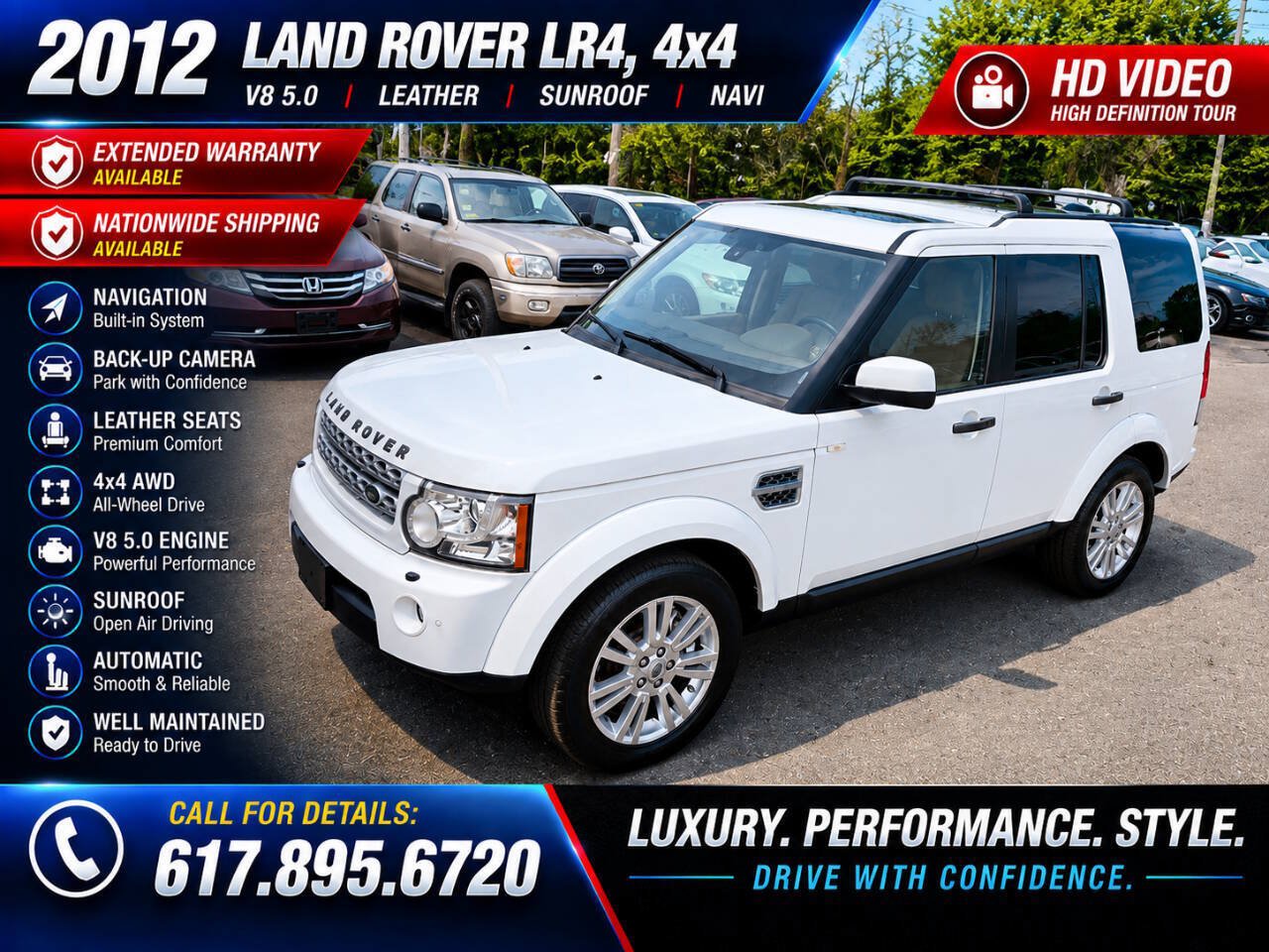 Used 2012 Land Rover LR4 HSE AWD/4WD image 1
