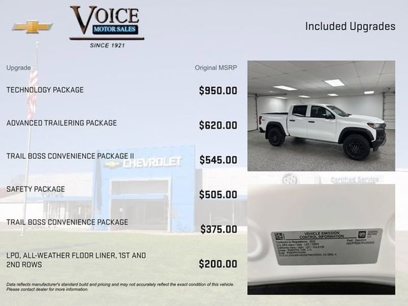Used 2023 Chevrolet Colorado Trail Boss w/ Technology Package image 4