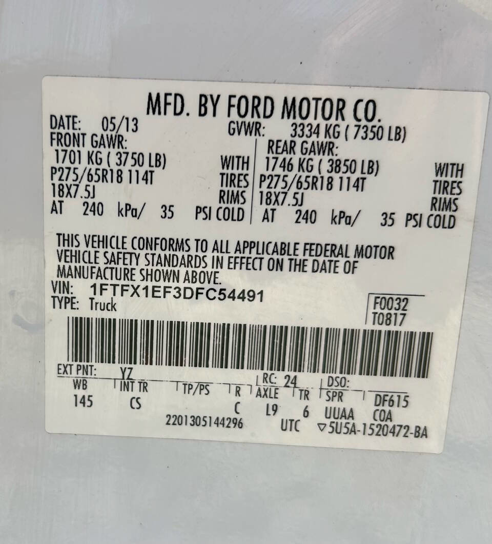 Used 2013 Ford F150 STX w/ Mid Equipment Group AWD/4WD image 35