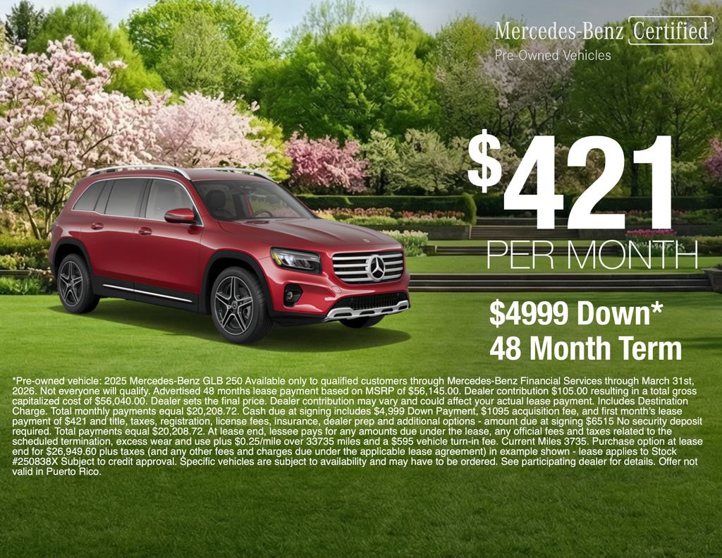 Certified 2025 Mercedes-Benz GLB 250 4MATIC image 3